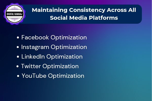 Maintaining Consistency Across All Social Media Platforms