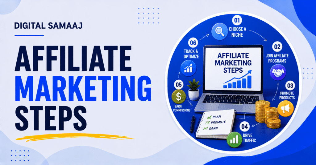 Affiliate marketing steps