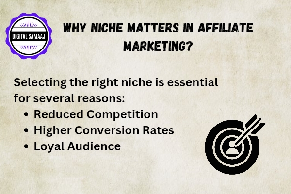 why niche matter in affiliate marketing