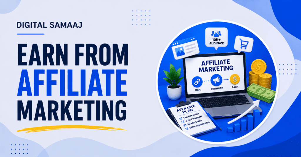 Earn from Affiliate marketing