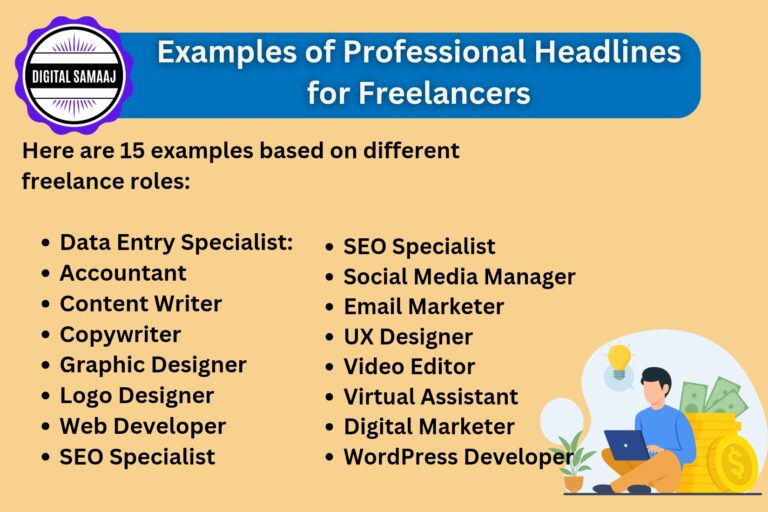 Examples of Professional Headlines for Freelancers