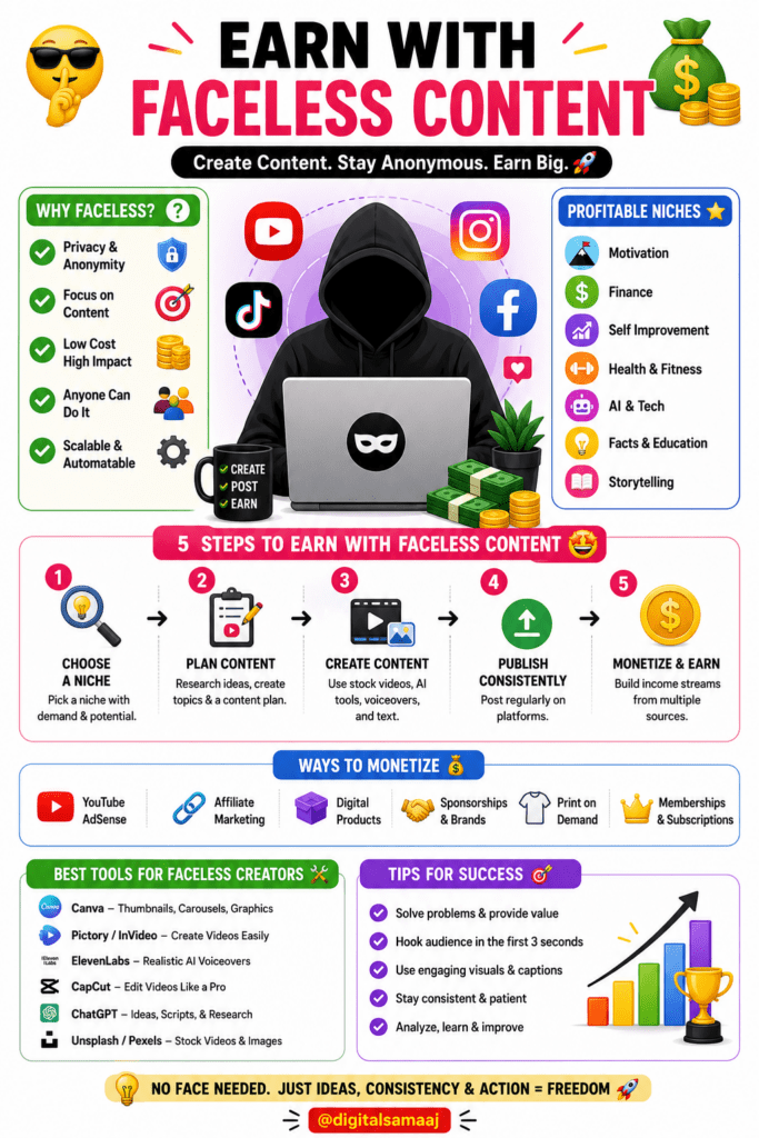 Earn With Faceless Content